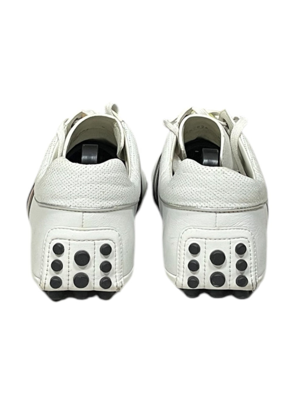 Leather Web Lace Up Sneakers 