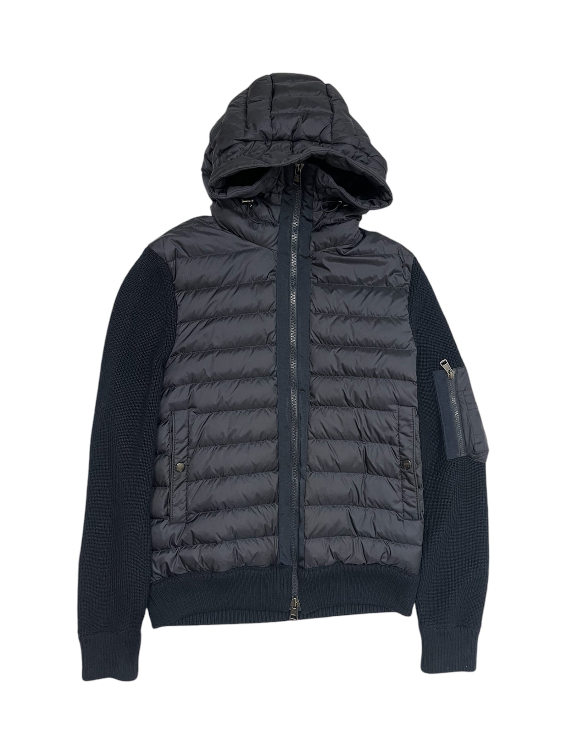 Hooded Down Cardigan 