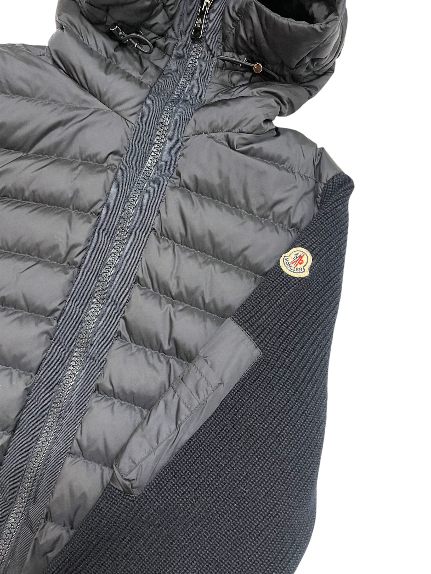 Hooded Down Cardigan 